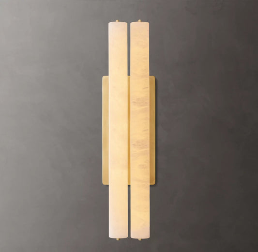 Audubon Double Alabaster Wall Sconce