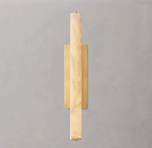 Audubon Single Alabaster Wall Sconce