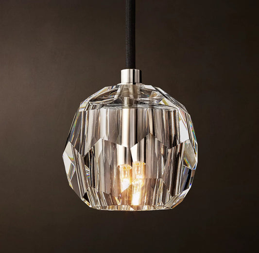 Clear Glass Ball Pendant Light