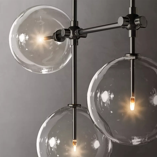 Modern Luxury Glass Globe Chandelier