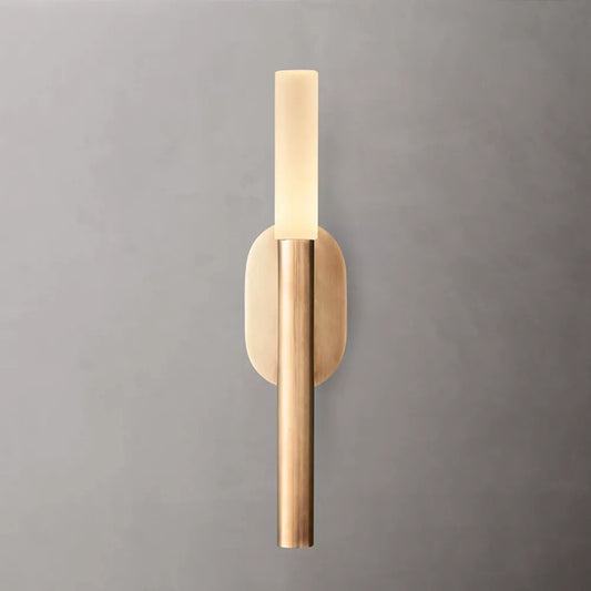 Rousseau Glass Brass Sconce