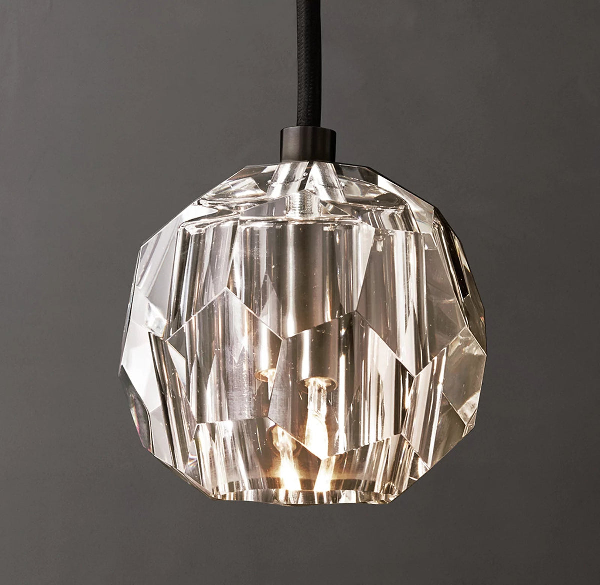 Clear Glass Ball Pendant Light
