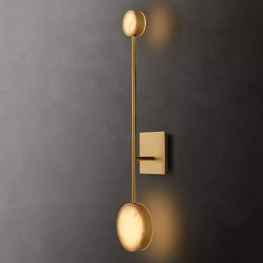Alabaster Double Wall Sconce