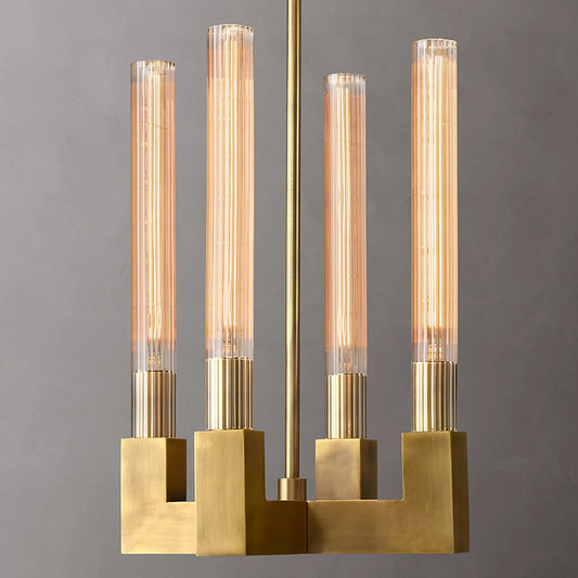 Modern Glass Tube Pendant Light