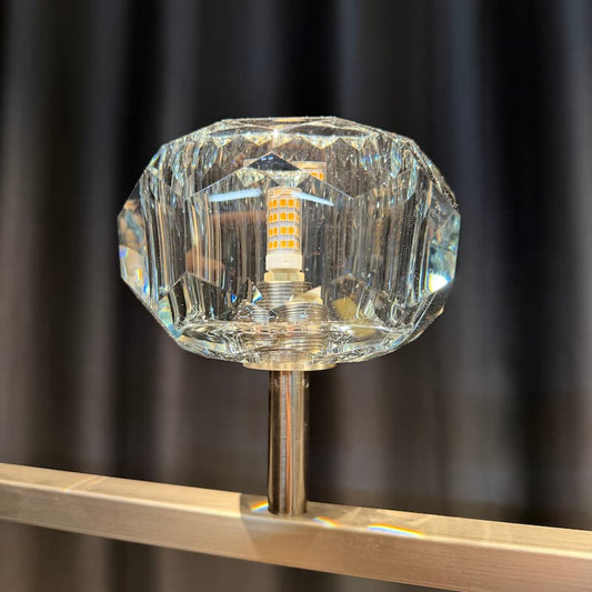 Clear Glass Linear Chandelier