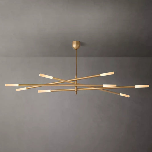 Glass Linear Chandelier