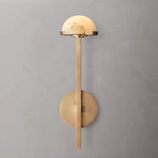 Modern Alabaster Wall Sconce