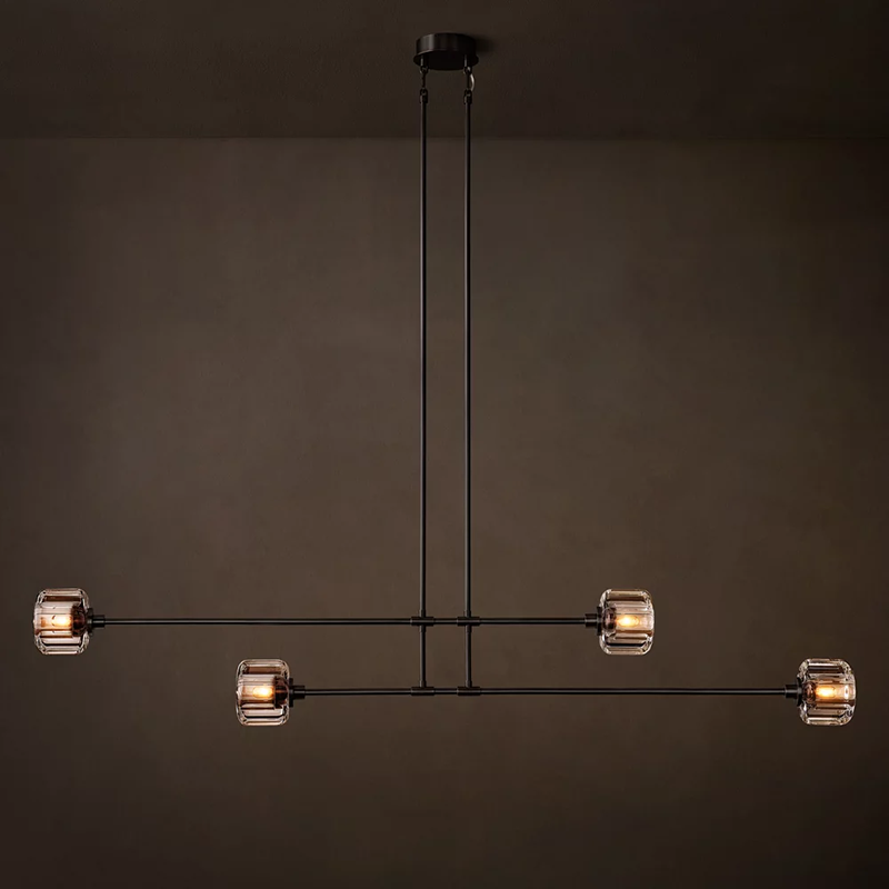 Demaret K9 Crystal Linear Chandelier