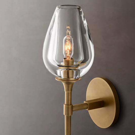 Crystal Rose Wall Sconce