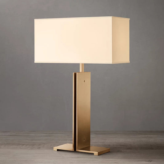 Dimmable Linen Shade Table Lamp