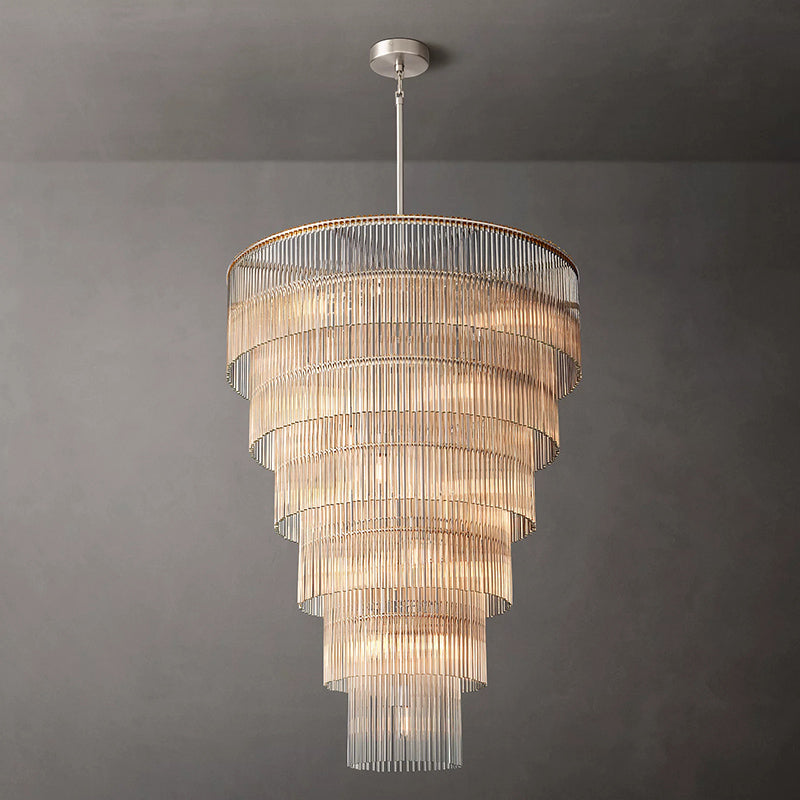 Luxury Tiered Crystal Chandelier