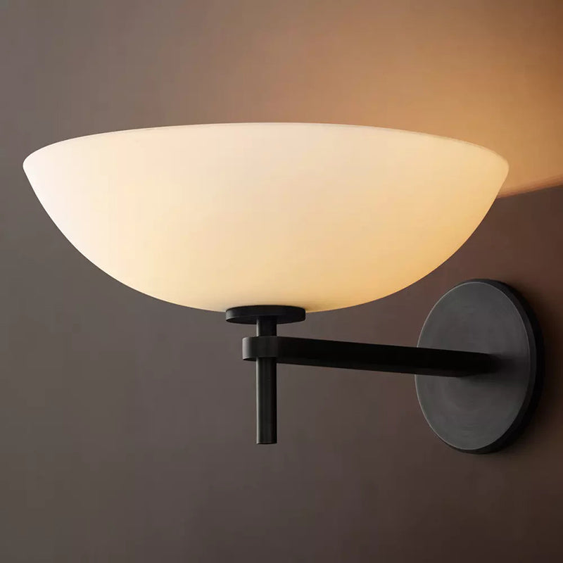 Ceramic Bowl Wall Sconce