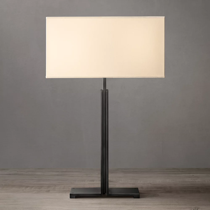 Dimmable Linen Shade Table Lamp