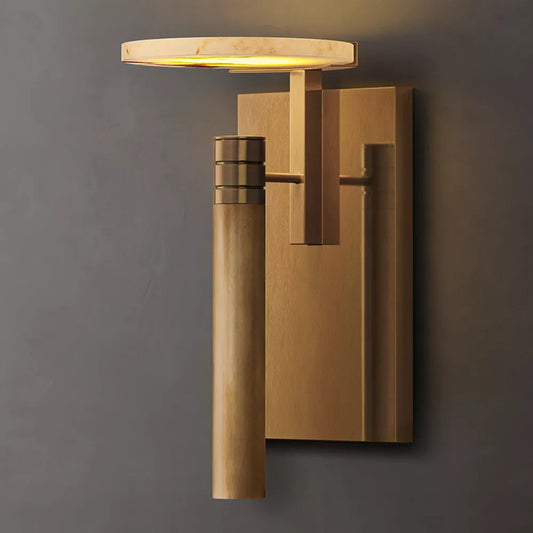 Modern Alabaster Wall Sconce