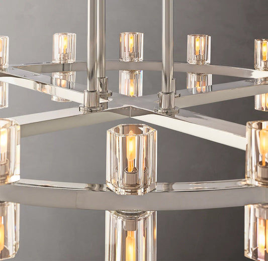 Arcachon Two-Tier Round Chandelier