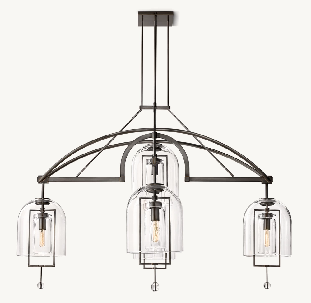 Fulcrum Modern Round Chandelier