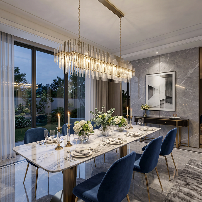 Modern Linear Chandelier