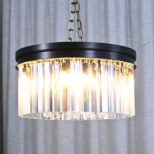 Round K9 Crystal Flush Mount