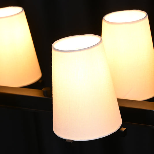 Fabric Shade Linear Chandelier