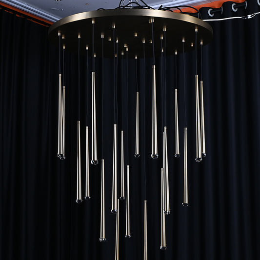 Modern Tapered Cluster Chandelier