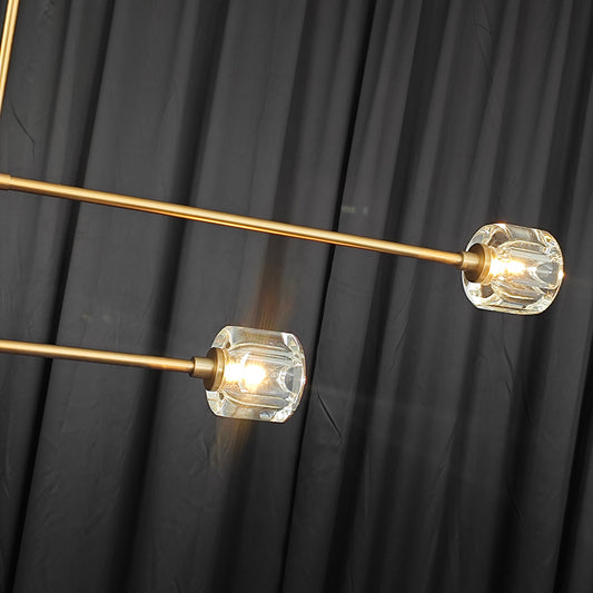 Demaret K9 Crystal Linear Chandelier