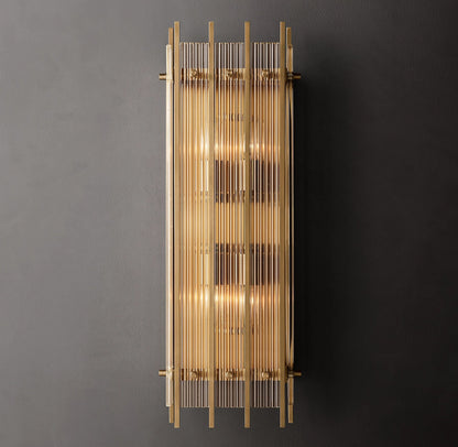 San Marco Large Rectangular Glass Wall Sconce