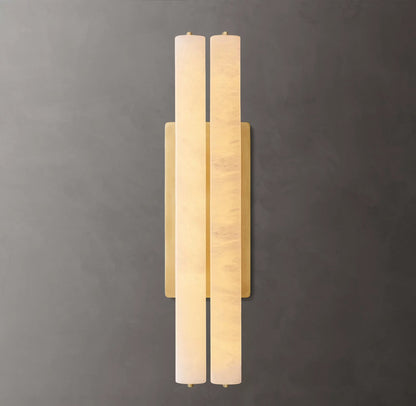 Audubon Double Alabaster Wall Sconce