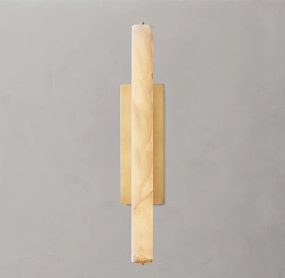 Audubon Single Alabaster Wall Sconce