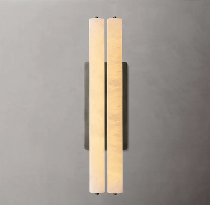 Audubon Double Alabaster Wall Sconce