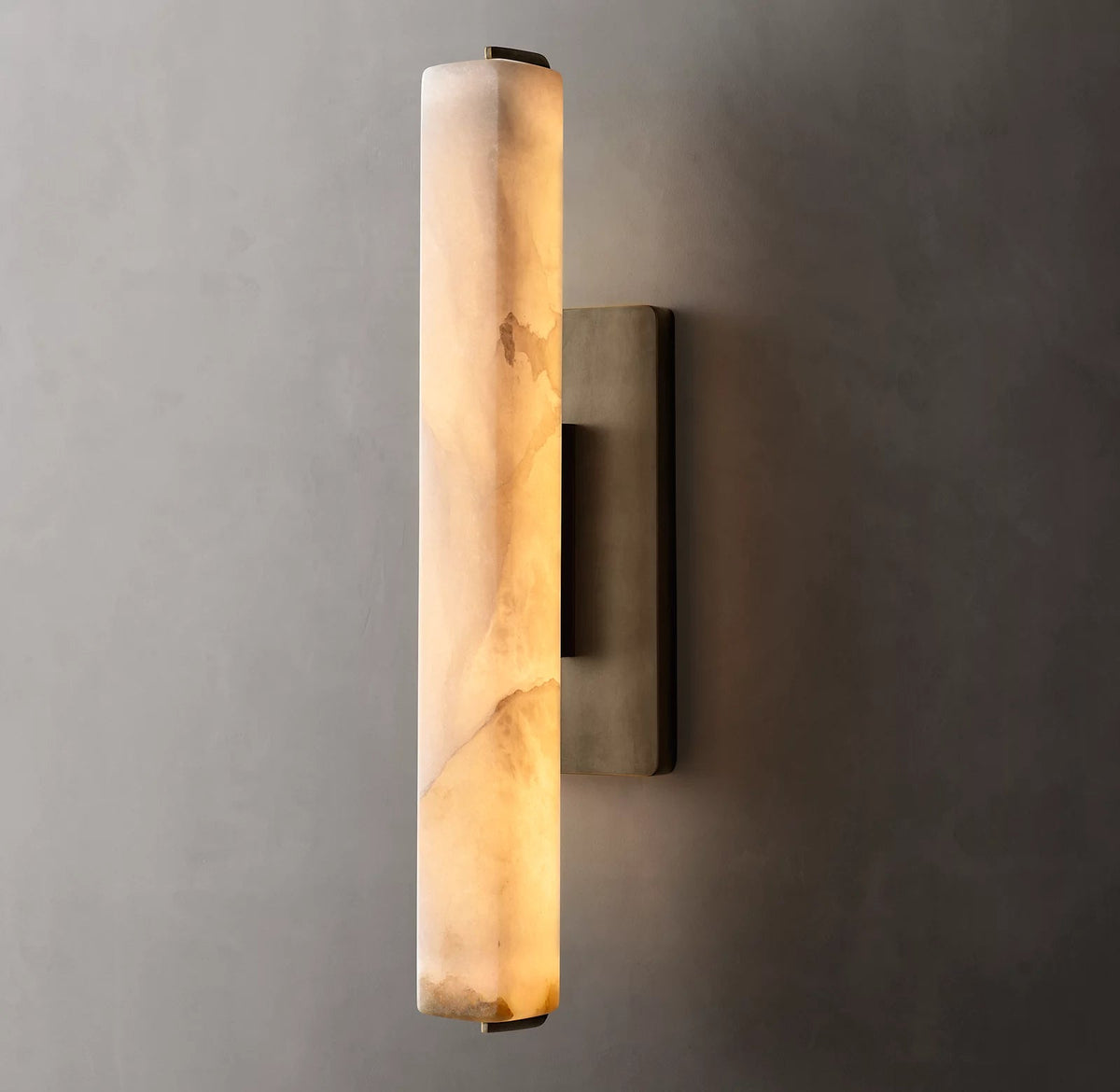 Audubon Single Alabaster Wall Sconce