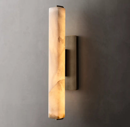 Audubon Single Alabaster Wall Sconce