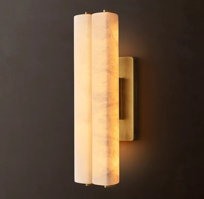 Audubon Double Alabaster Wall Sconce