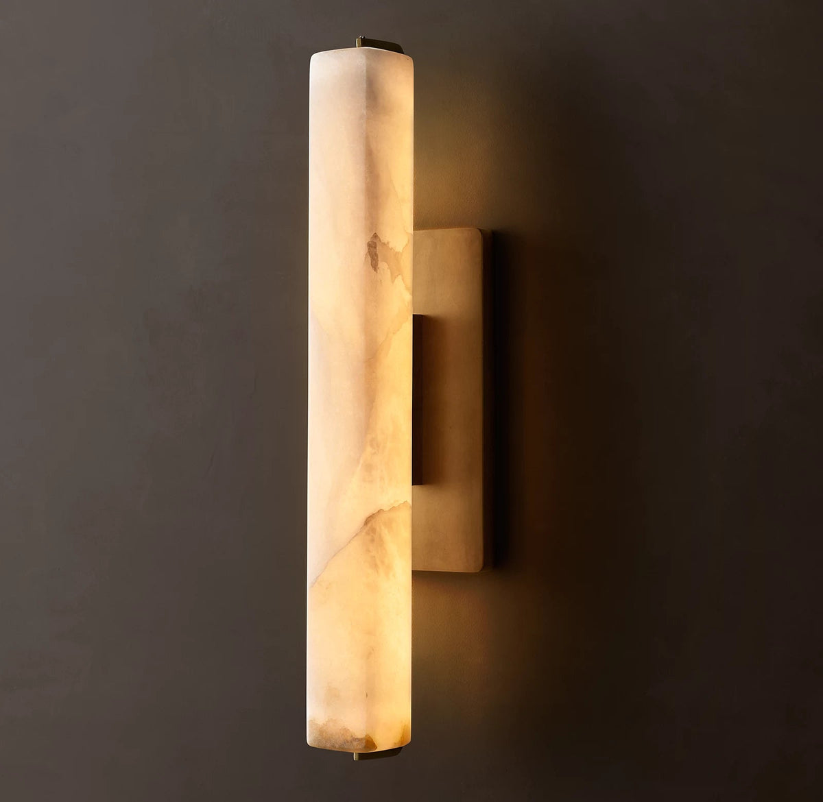 Audubon Single Alabaster Wall Sconce