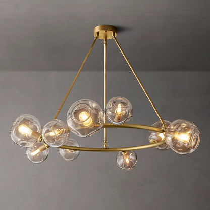 Bubble Glass Round Chandelier