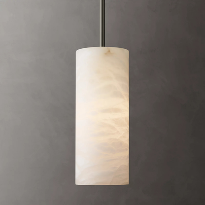 Hand-Carved Alabaster Pendant