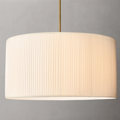 Pleated Silk Chandelier