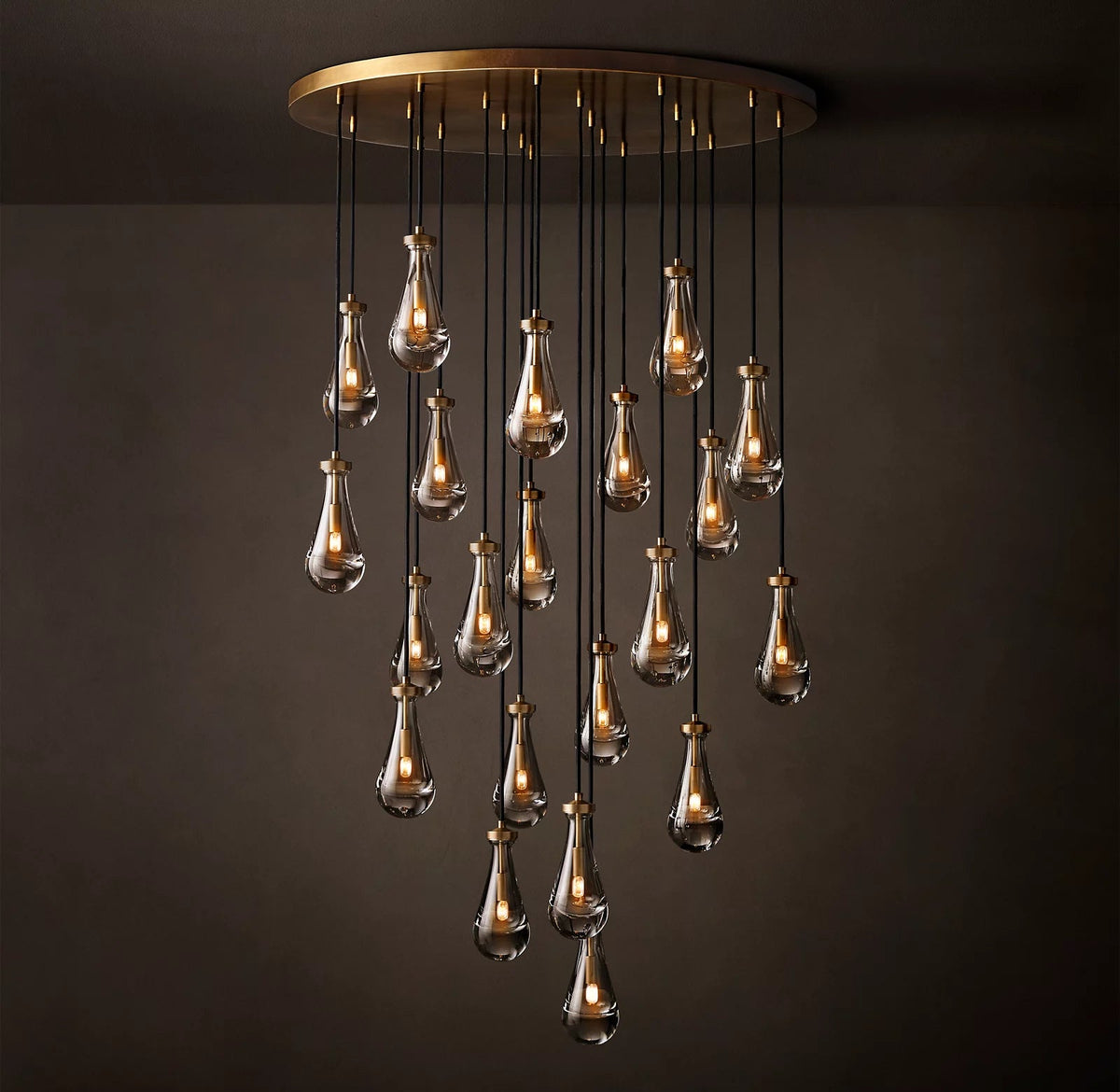 Rain Modern Round Chandelier