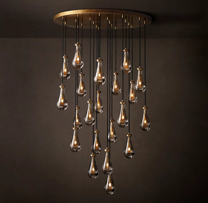 Rain Modern Round Chandelier
