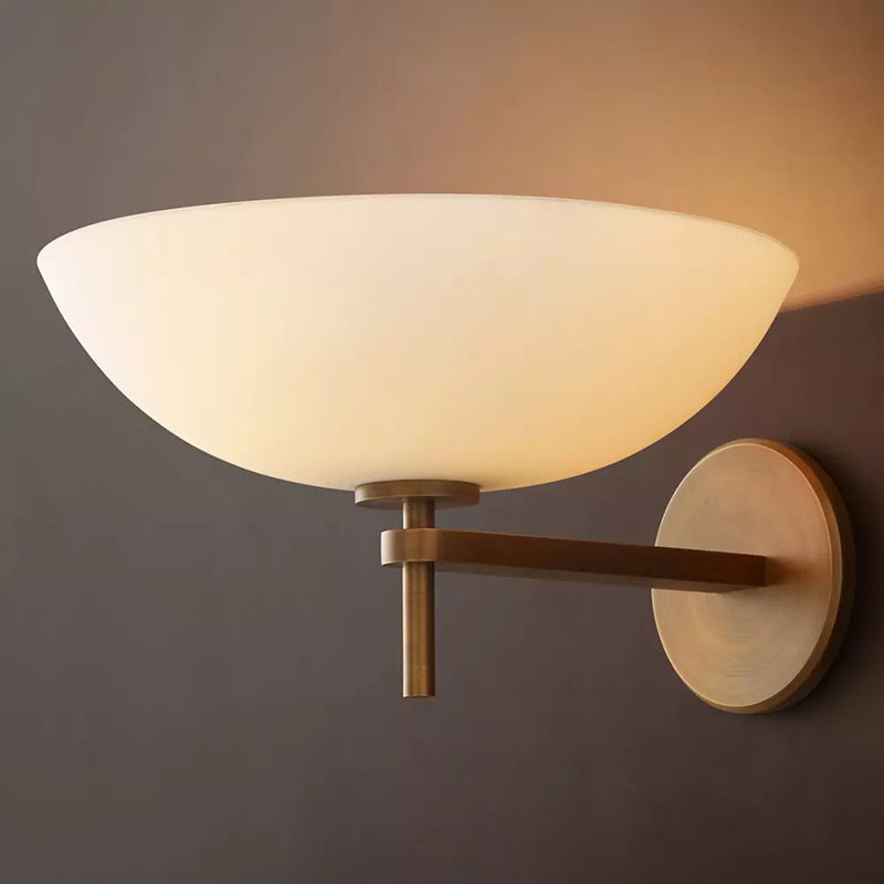 Ceramic Bowl Wall Sconce
