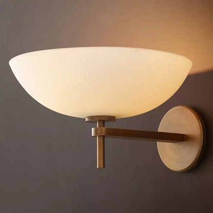 Ceramic Bowl Wall Sconce
