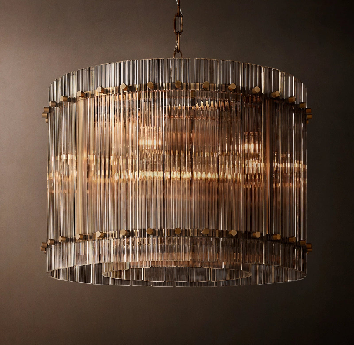 San Marco Modern Glass Round Chandelier