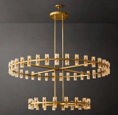Arcachon Two-Tier Round Chandelier
