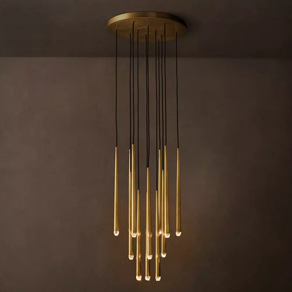 Modern Tapered Cluster Chandelier