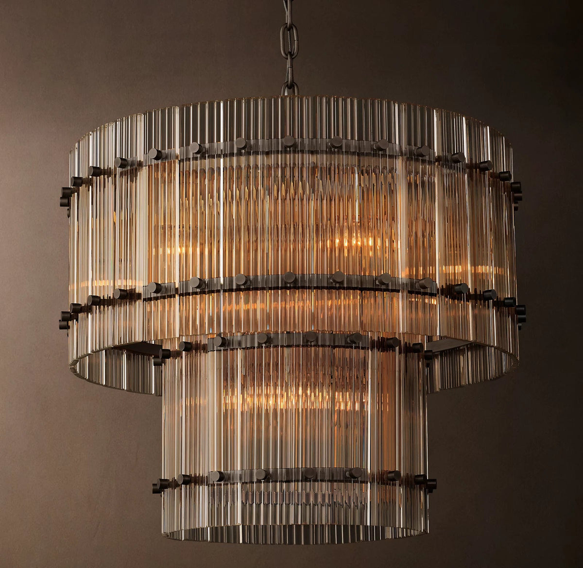 San Marco Two-Tier Glass Chandelier
