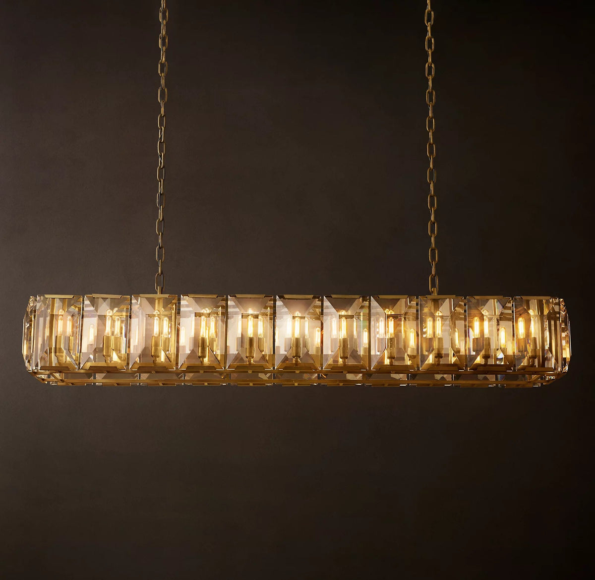 Harlow Crystal Rectangular Chandelier