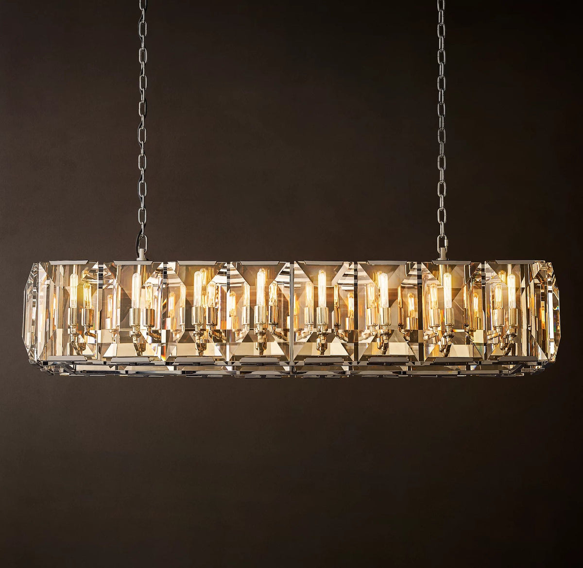 Harlow Crystal Rectangular Chandelier