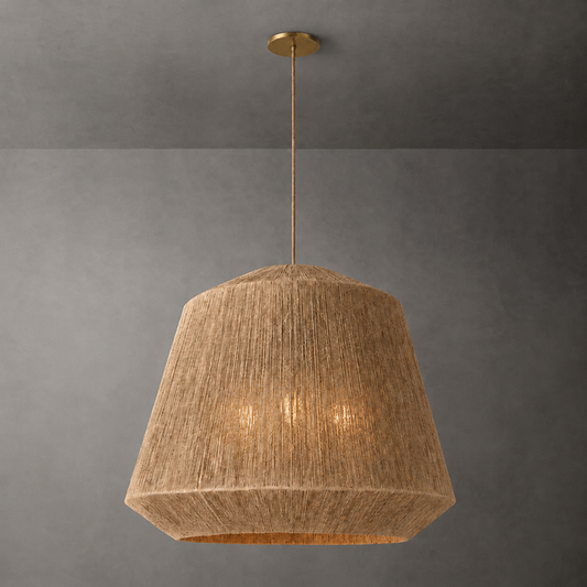 Organic Modern Jute Pendant