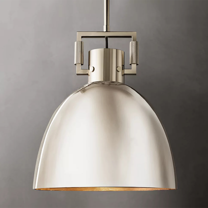 Machinist Metal Cloche Pendant Light