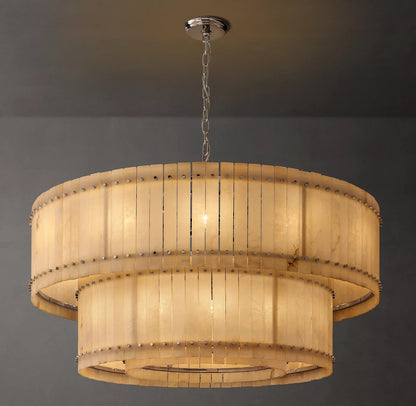 San Marco Two-Tier Alabaster Chandelier