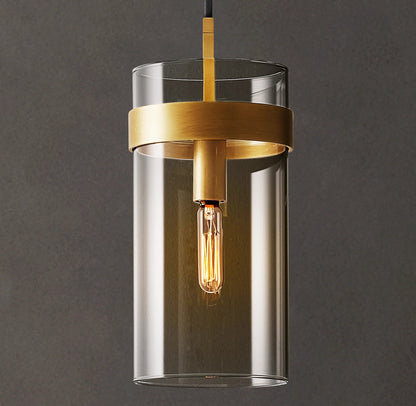 Ravelle Clear Glass Pendant Light